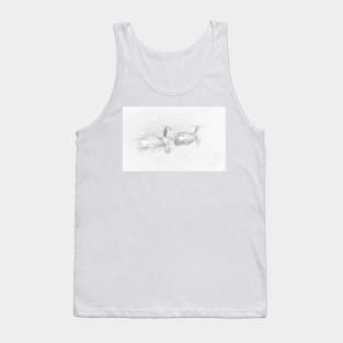 Canada Geese Pencil Tank Top